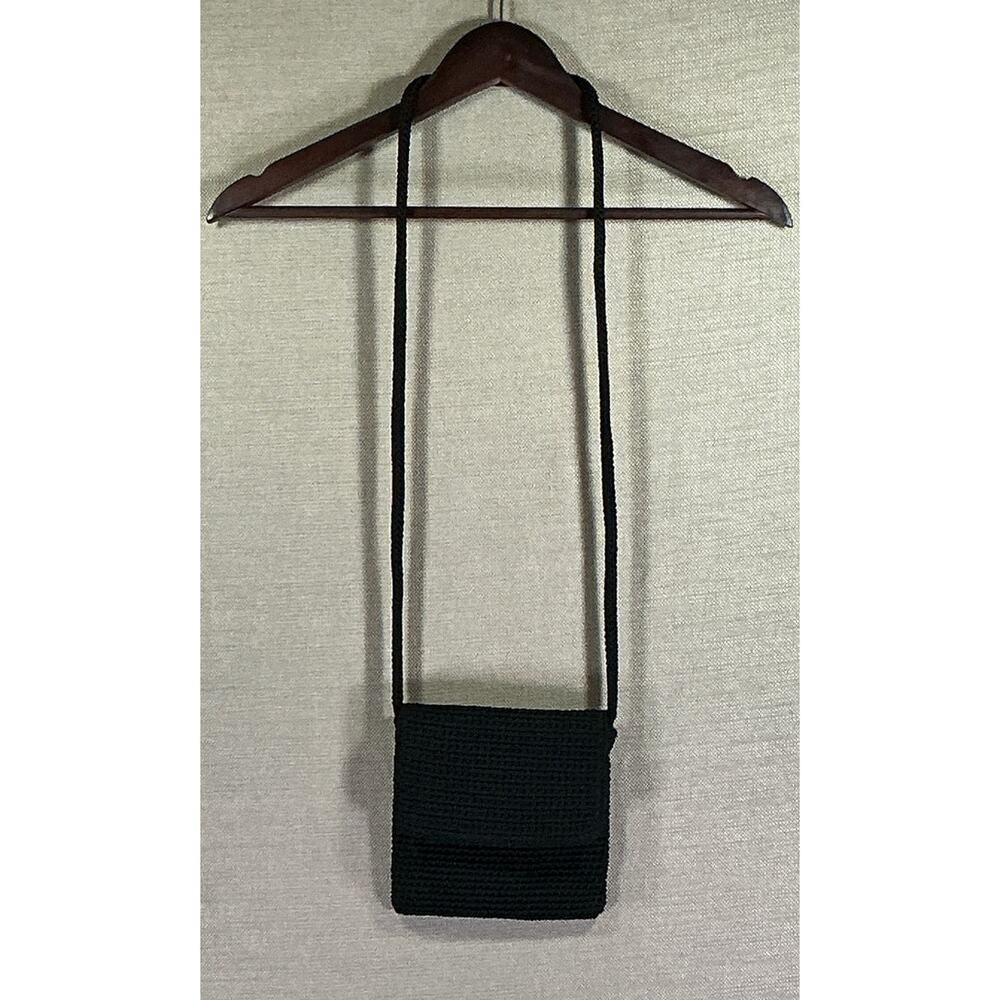 Y2K The Sak Black Nylon‎ Smartphone Crossbody Bag – Compact Travel Pouch